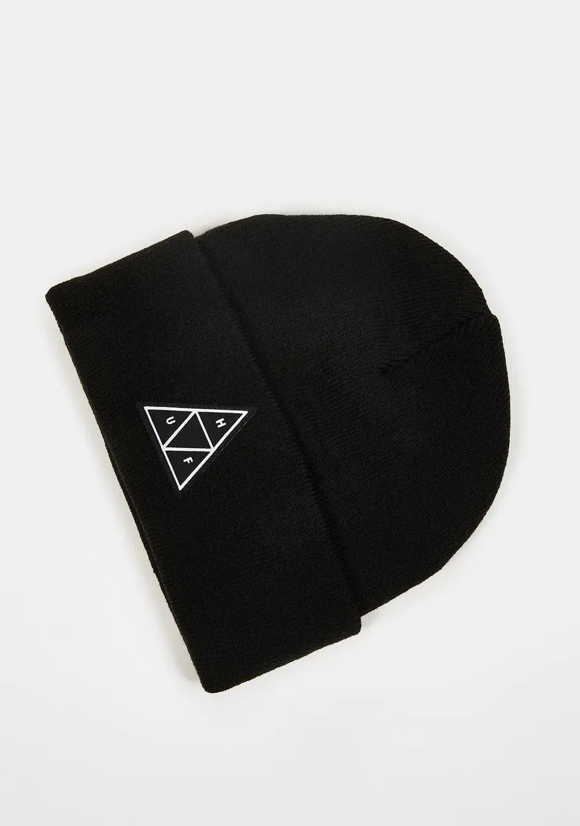 Essentials Triple Triangle Cuff Beanie-