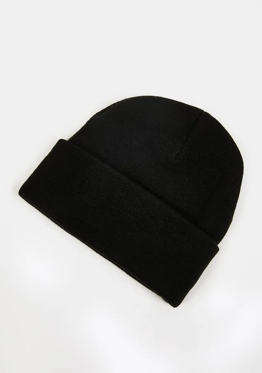 Essentials Triple Triangle Cuff Beanie-