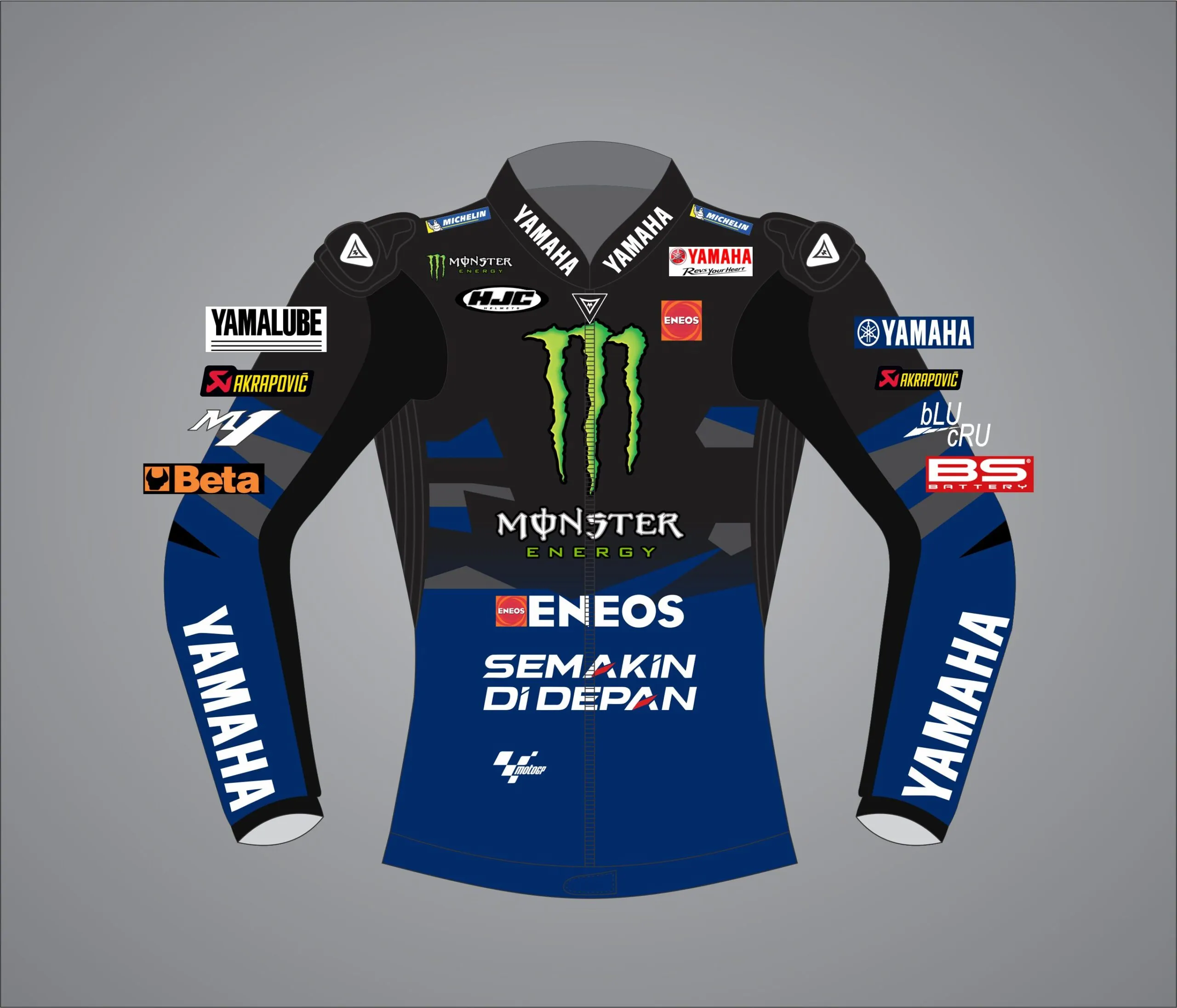 Fabio Quartararo Yamaha MotoGP Motorbike Jacket 2023