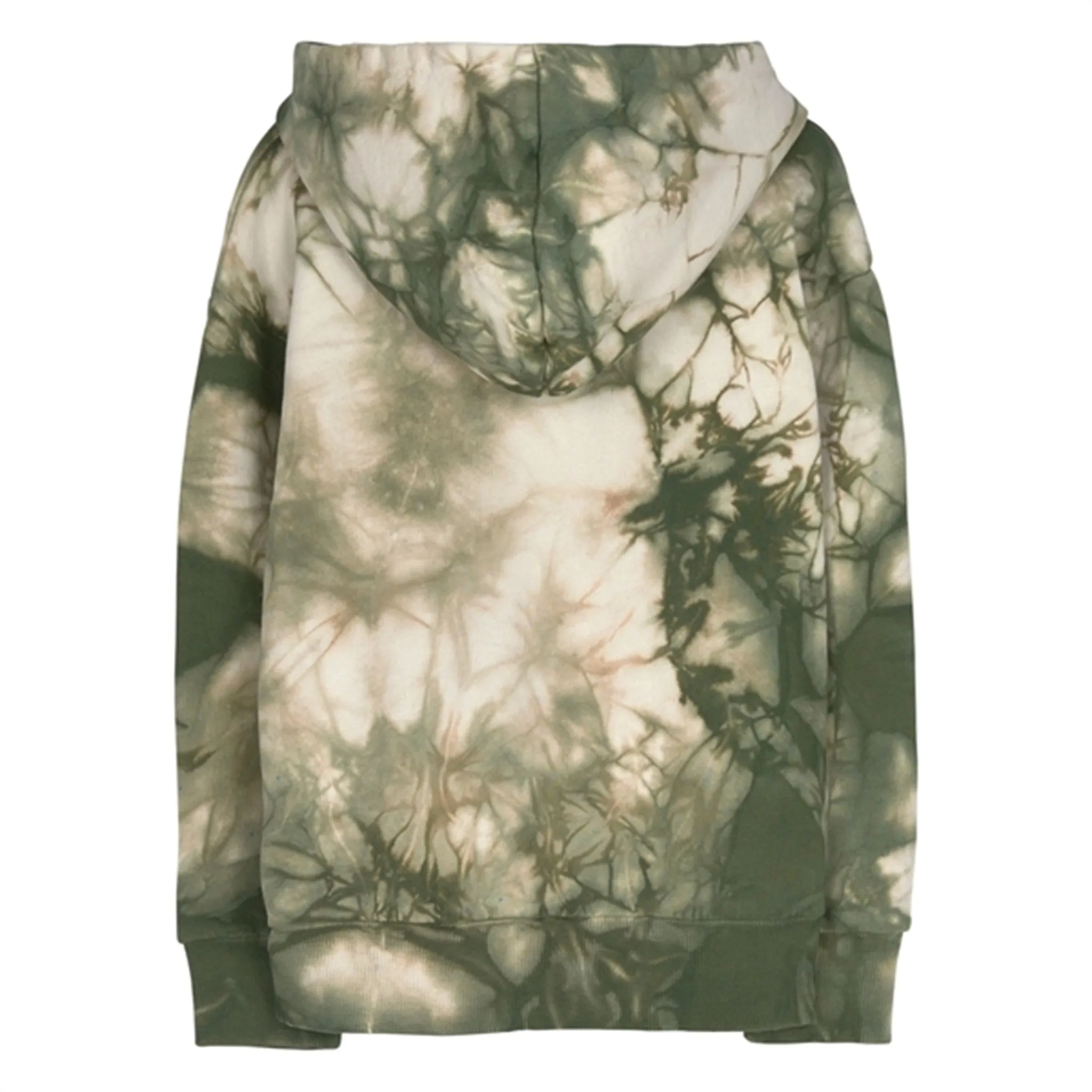 Finger In The Nose Safari Khaki Tie & Dye Zipped Hoodie