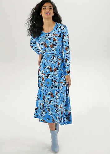 Floral Print Midi Dress by Aniston | Look Again