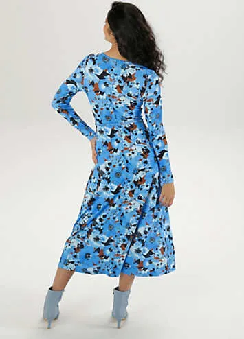 Floral Print Midi Dress by Aniston | Look Again