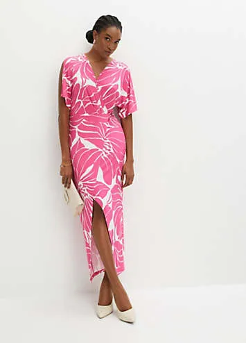 Floral Print Midi Dress by bonprix | Look Again