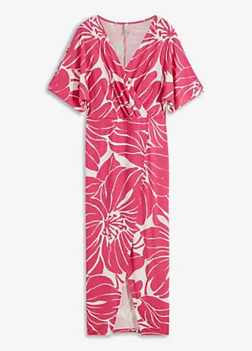 Floral Print Midi Dress by bonprix | Look Again