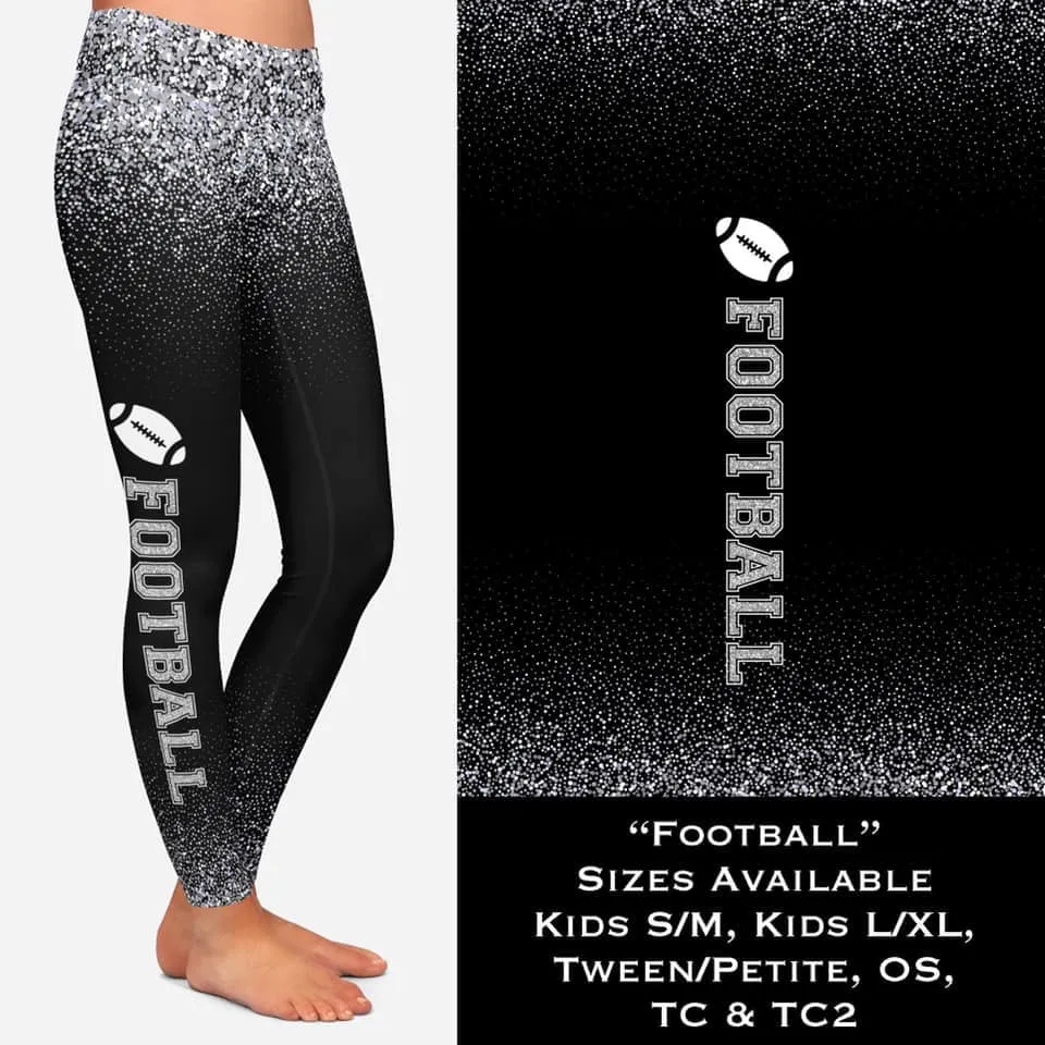 Football Cheer Ombre Leggings