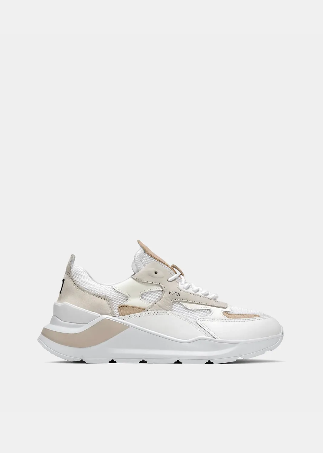 Fuga Mesh Sneakers - White Cuoio