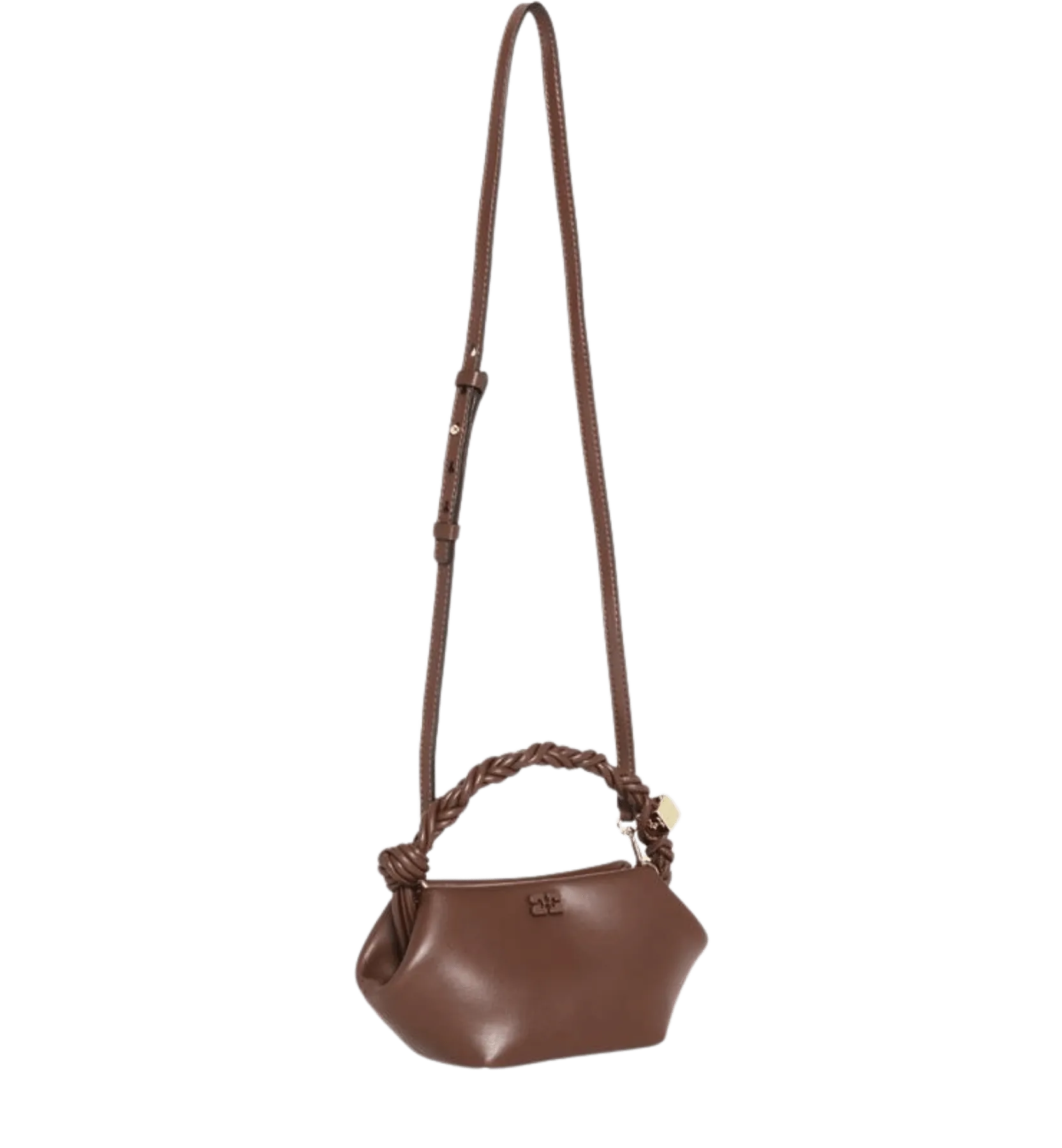 GANNI Brown Mini Bou Bag