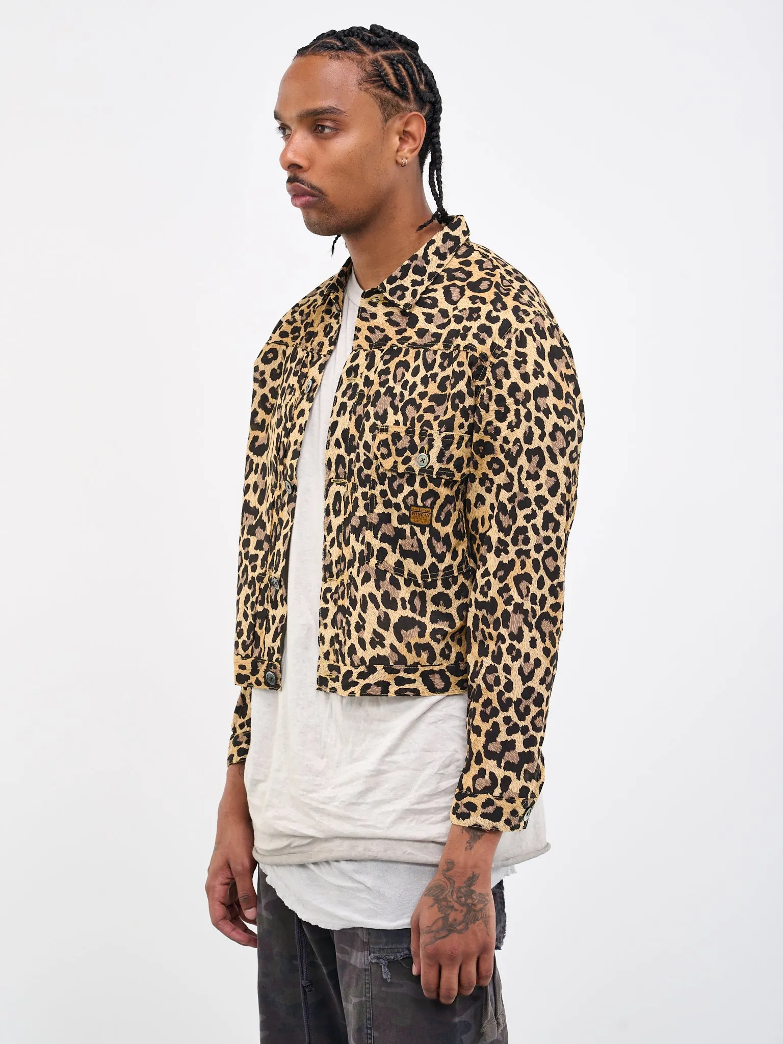 Gauze Leopard Jacket (K2304LJ132-BR)