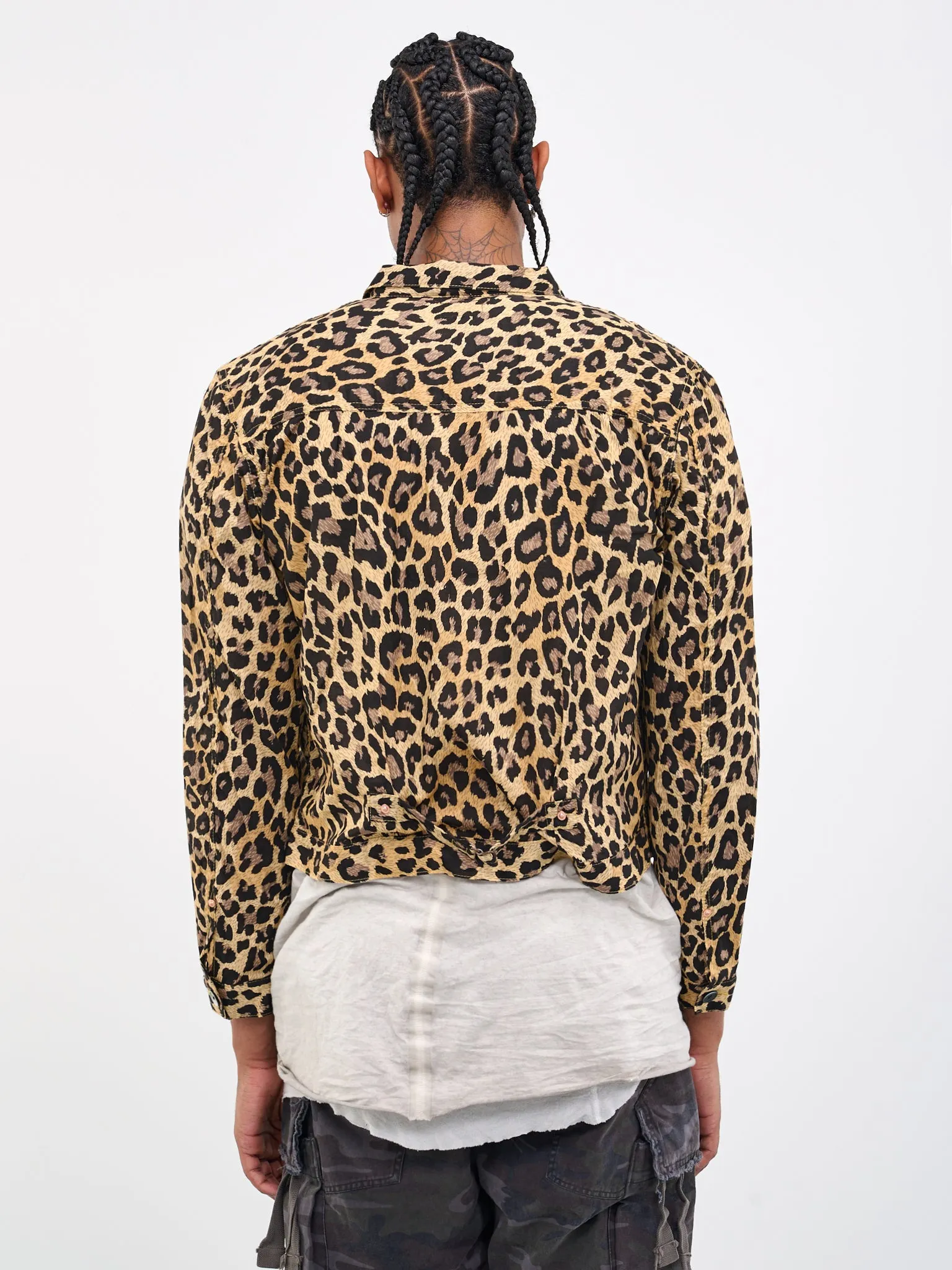 Gauze Leopard Jacket (K2304LJ132-BR)