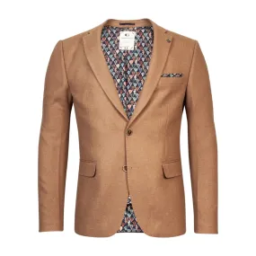 Giordano Robert Wool Blend Oker Jacket | Menswear Online