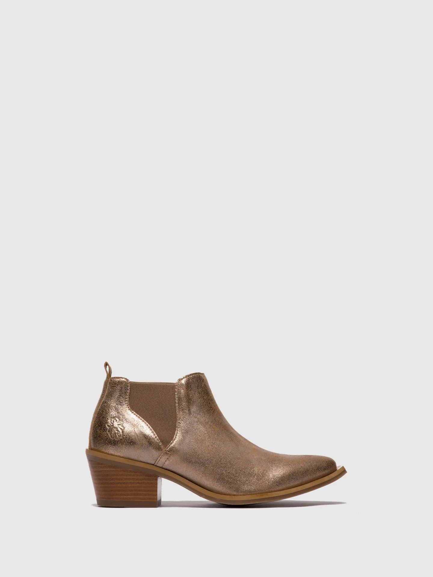 Gold Chelsea Ankle Boots