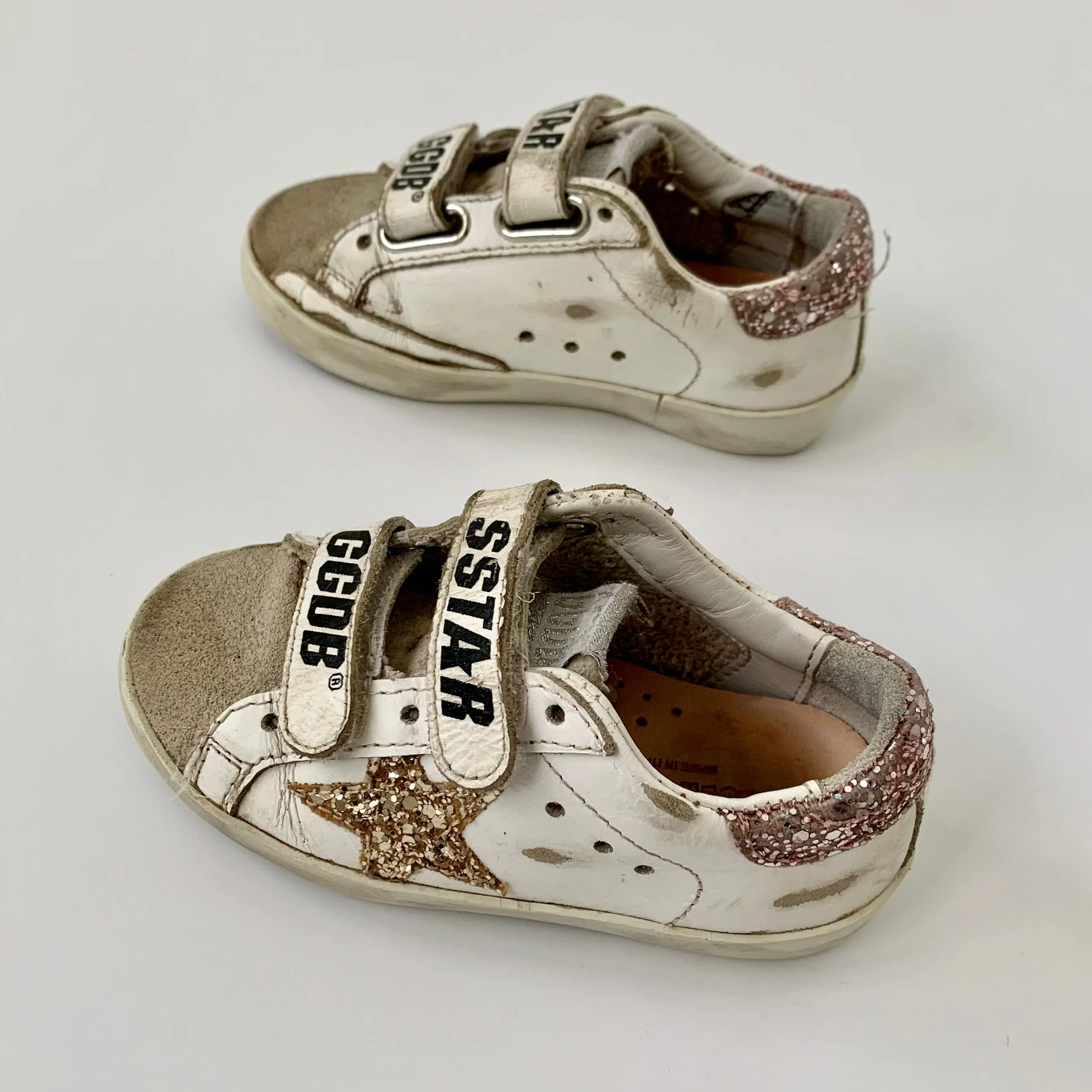 Golden Goose Sequin Sneakers: Size 22