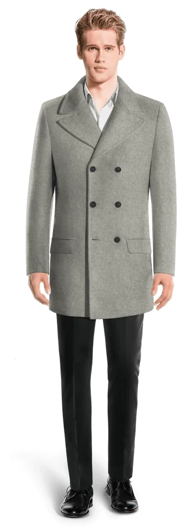 Gray Pea Coat