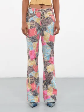 Gusa Printed Jeans (W3GU18D4SK2-GUSA-SOUTHEAST-PRI)