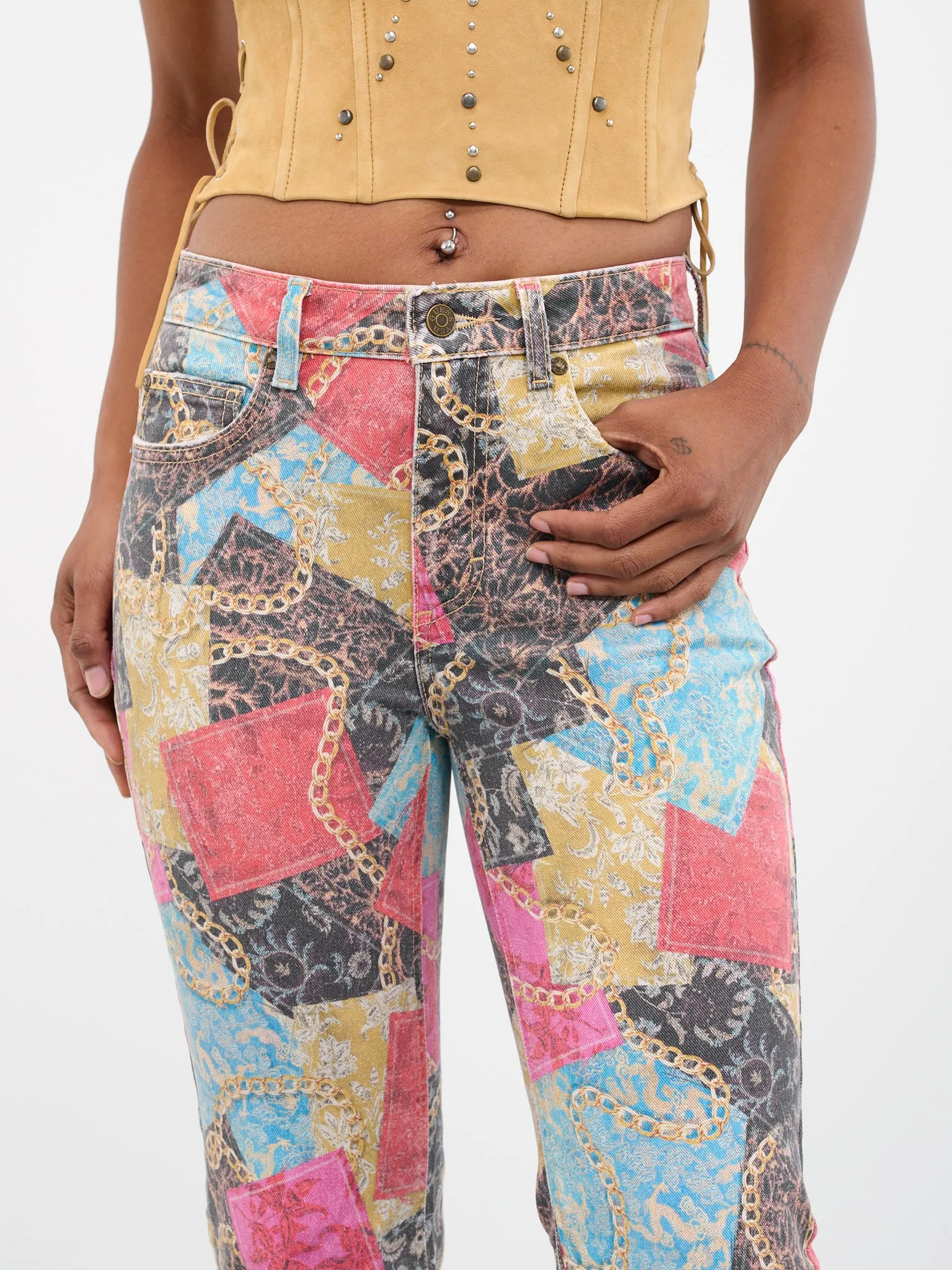 Gusa Printed Jeans (W3GU18D4SK2-GUSA-SOUTHEAST-PRI)