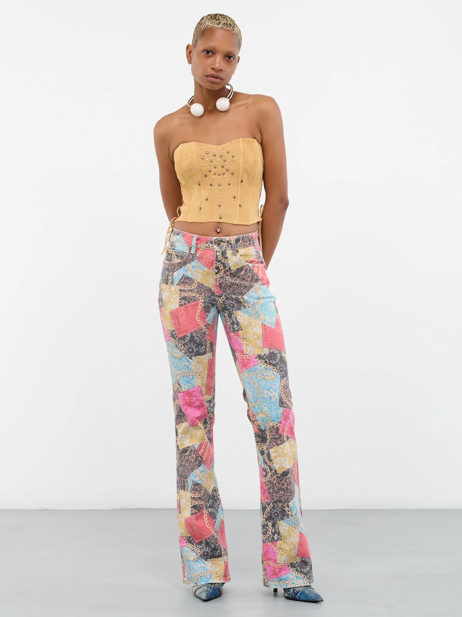 Gusa Printed Jeans (W3GU18D4SK2-GUSA-SOUTHEAST-PRI)