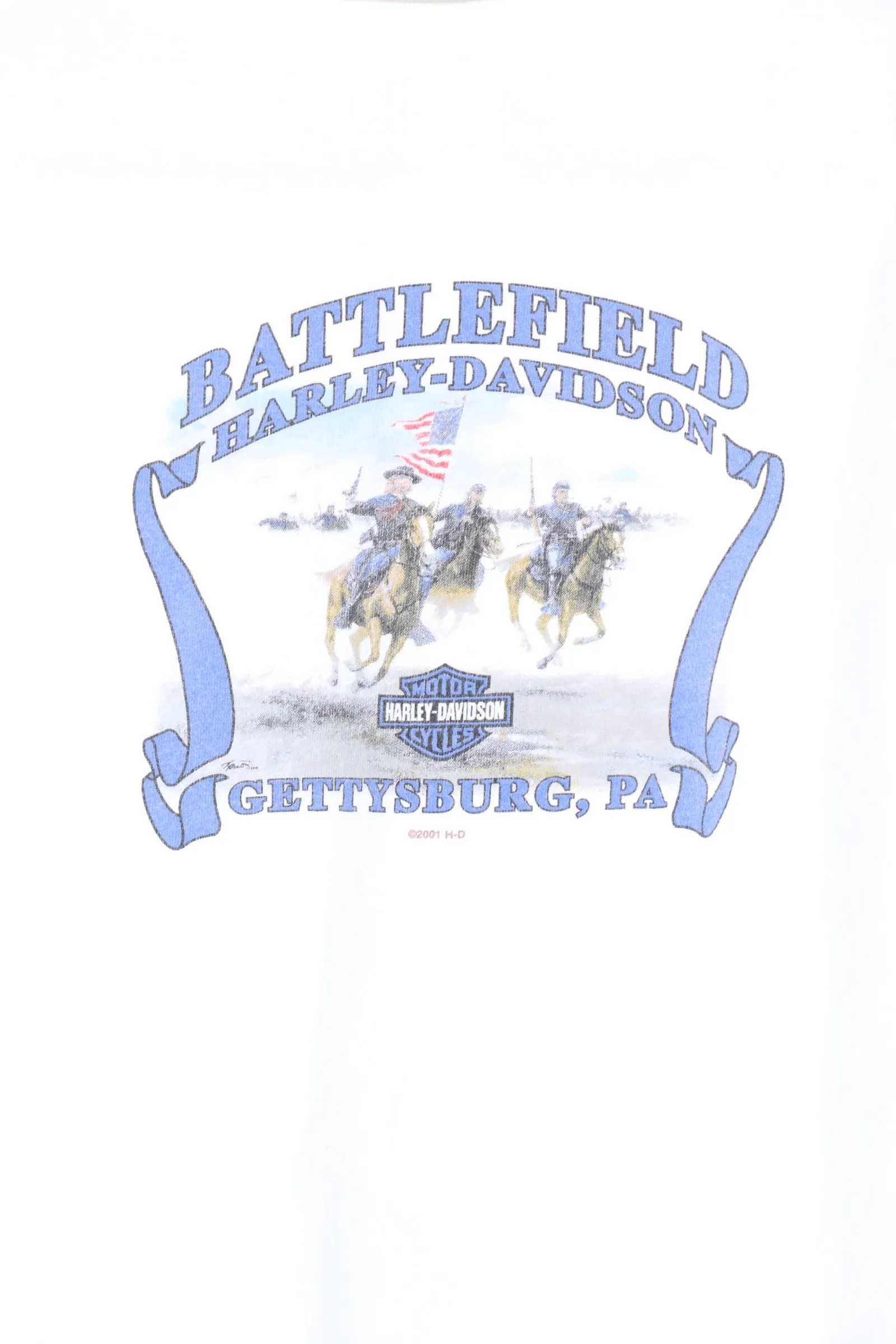 HARLEY DAVIDSON Battlefield Horses Battle Graphic Tee (S)