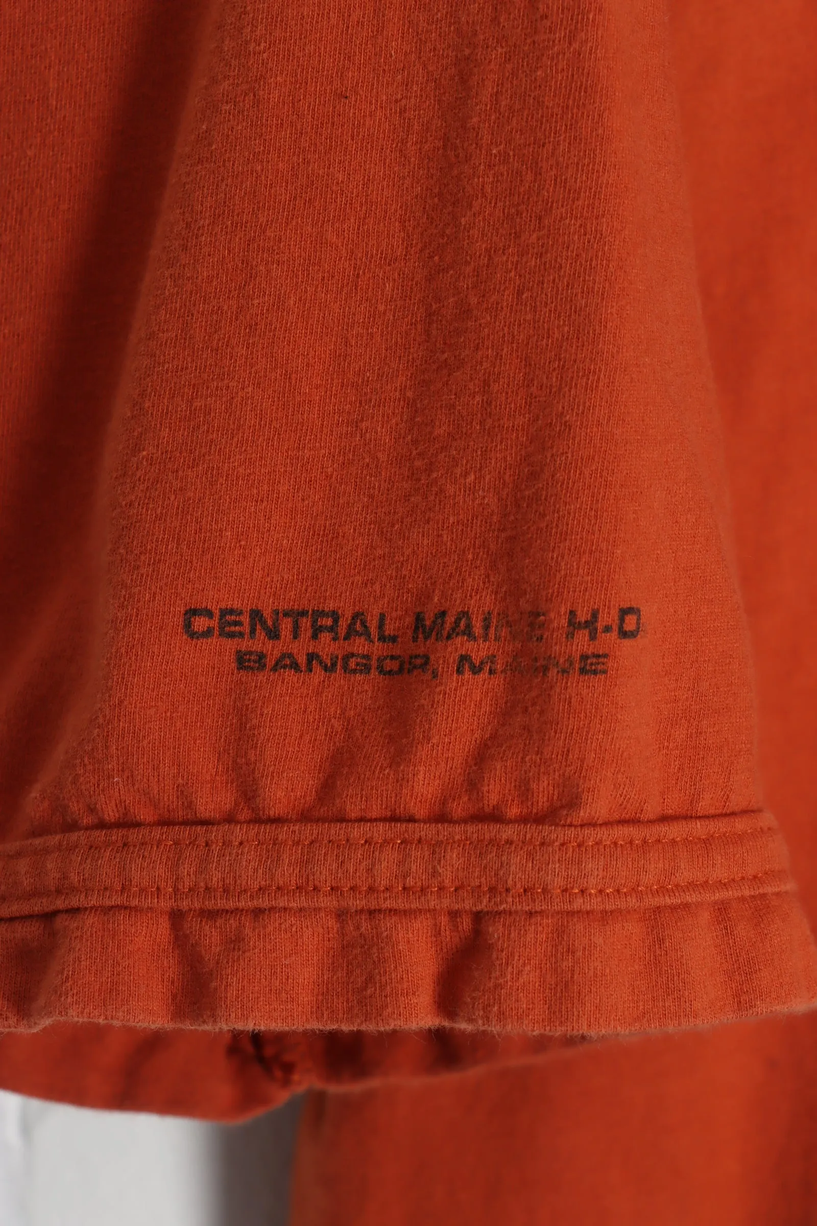 HARLEY DAVIDSON Central Maine Orange Collared Tee (XXL)