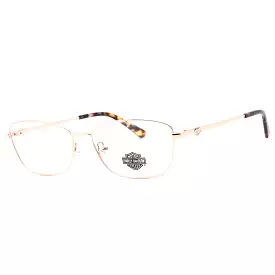 Harley Davidson HD0560 Eyeglasses shiny rose gold / Clear demo lens