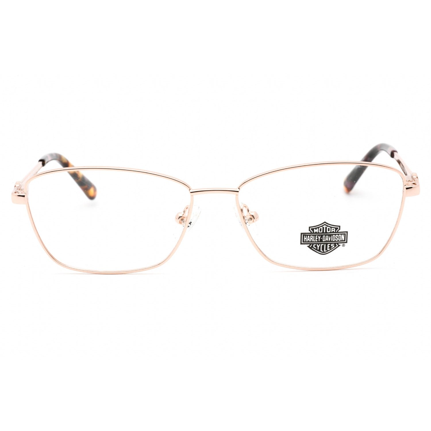 Harley Davidson HD0560 Eyeglasses shiny rose gold / Clear demo lens