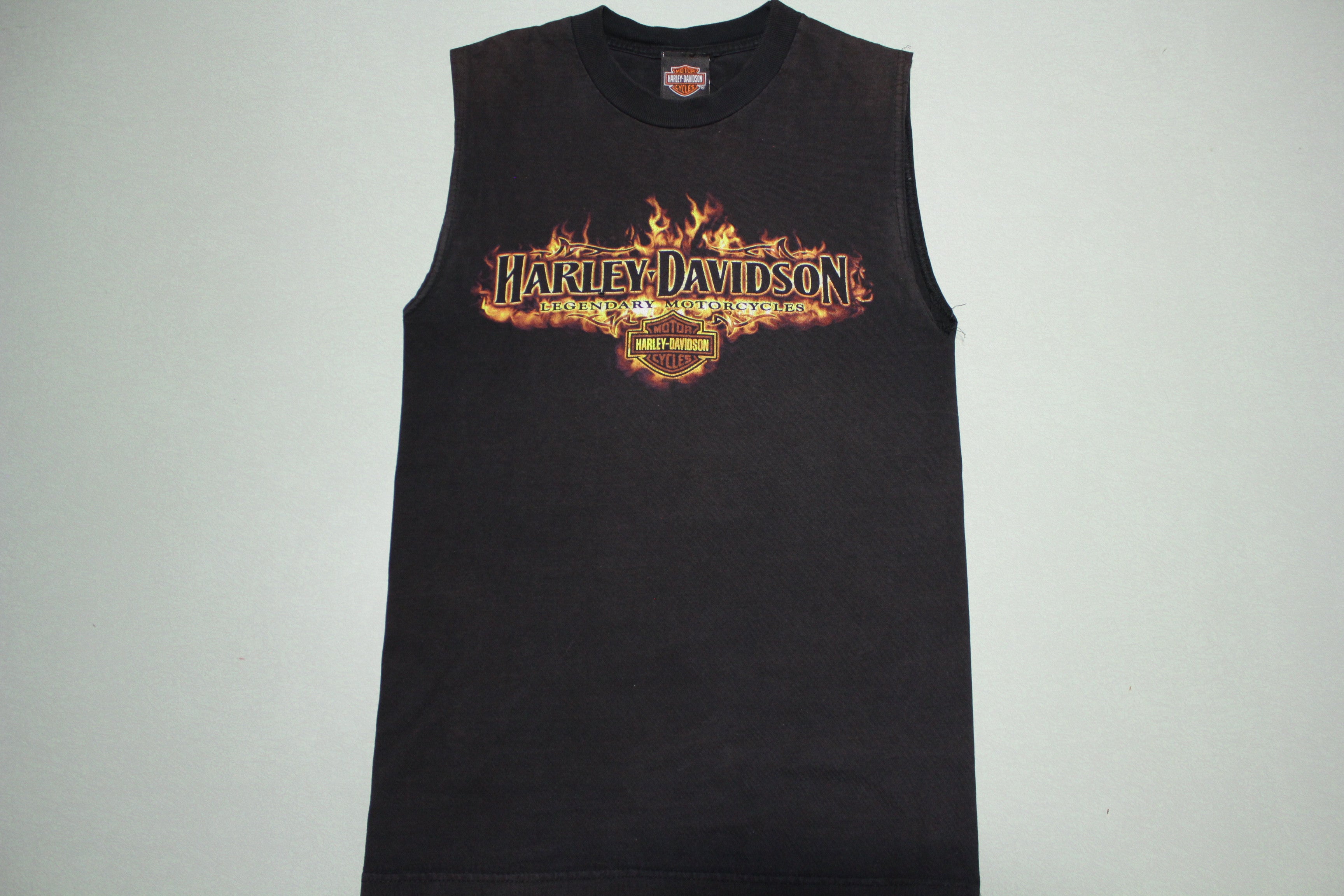 Harley Davidson Legendary Motorcycles Vallejo CA Muscle Sleeveless T-Shirt