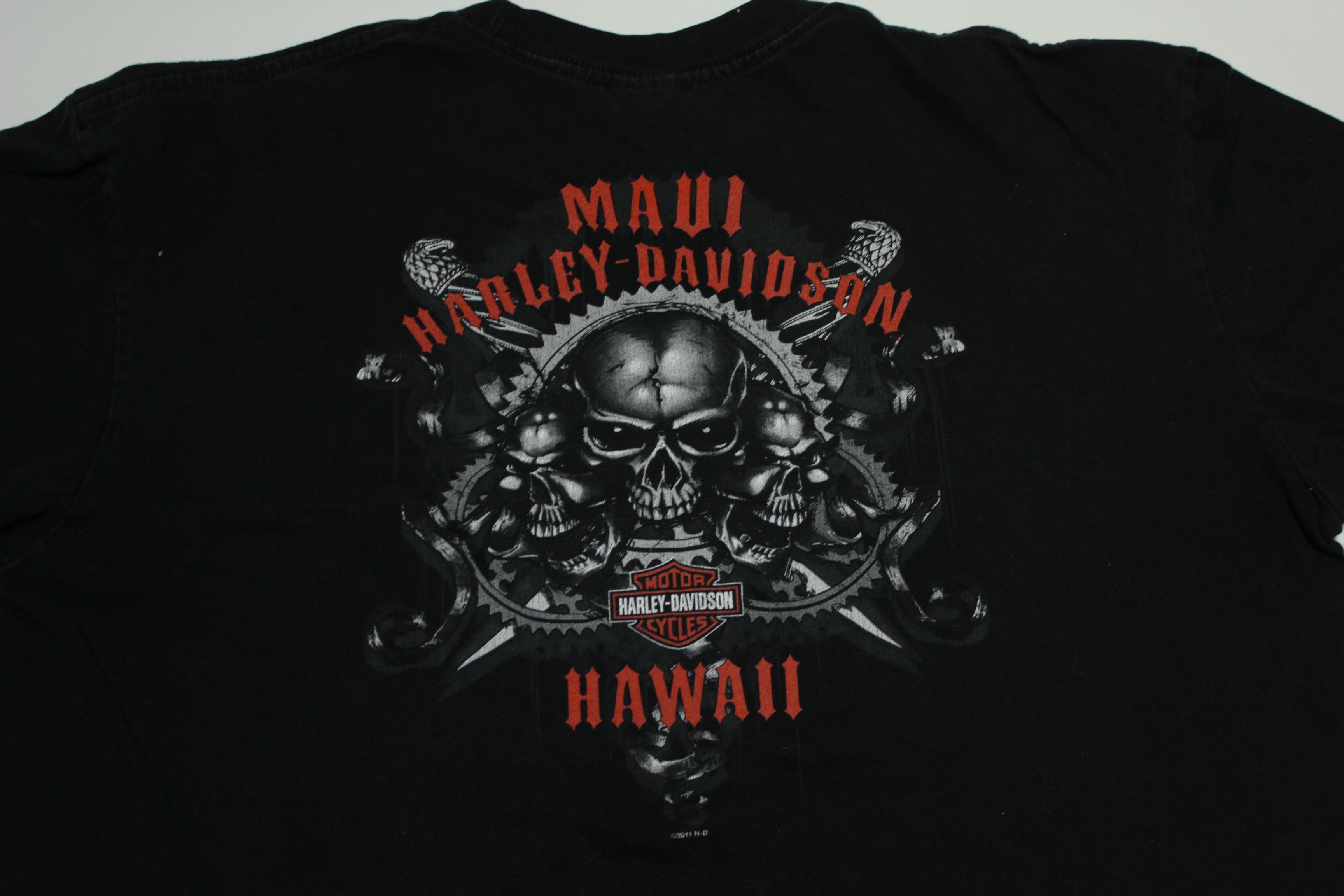 Harley Davidson Motorcycles 2011 Maui Hawaii Biker HD T-Shirt