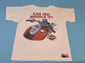 Harley Davidson Motorcycles Vintage 90's Can You Handle It 1998 Born To Ride T-Shirt