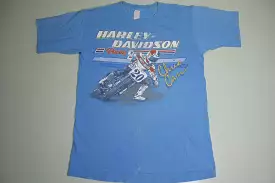 Harley Davidson Racing Vintage 80's Chris Carr Camel Pro Citrus Heights California T-Shirt