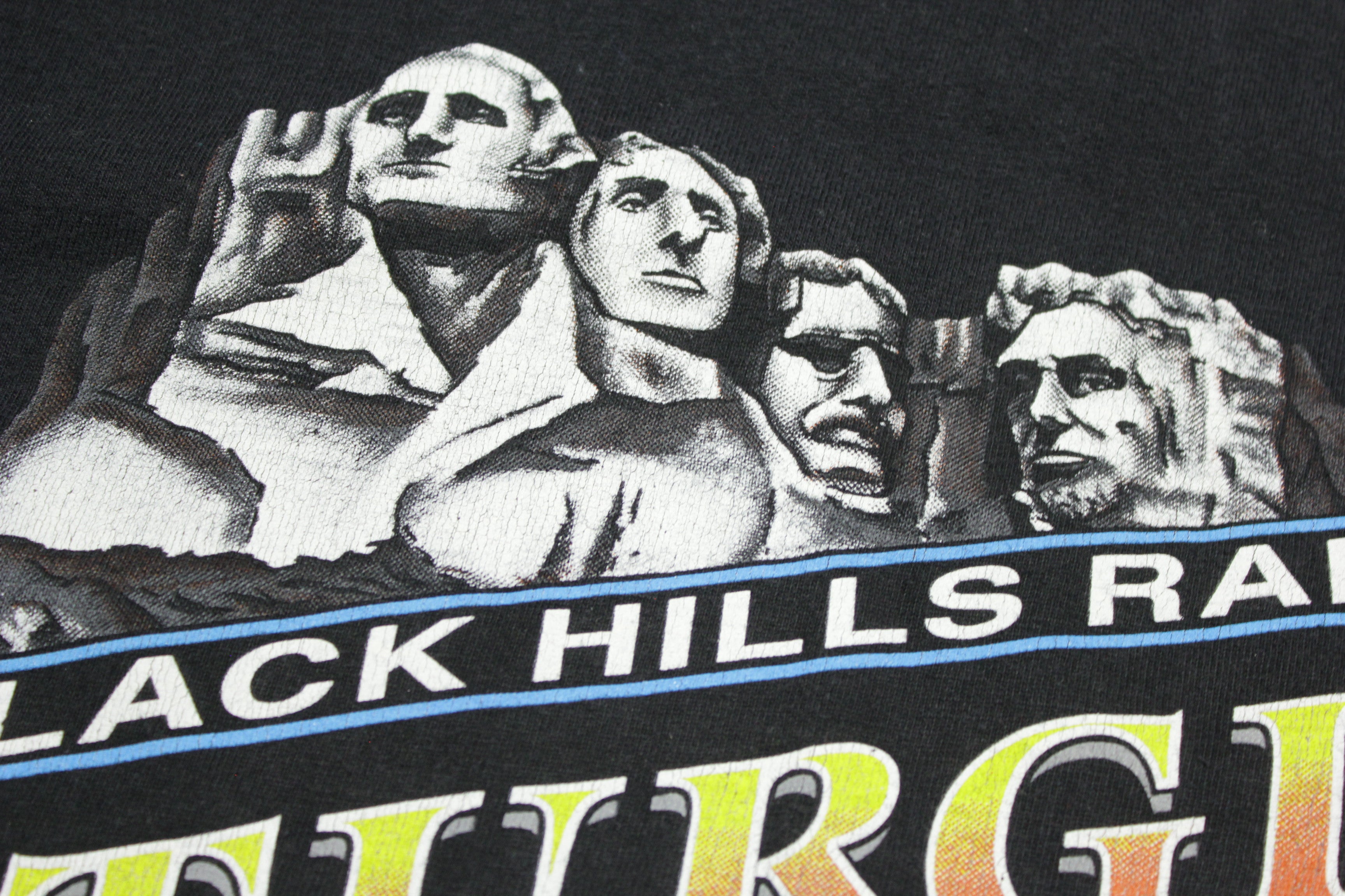 Harley Davidson Sturgis Vintage 1998 Black Hills 58th Rally Motorcycle T-Shirt