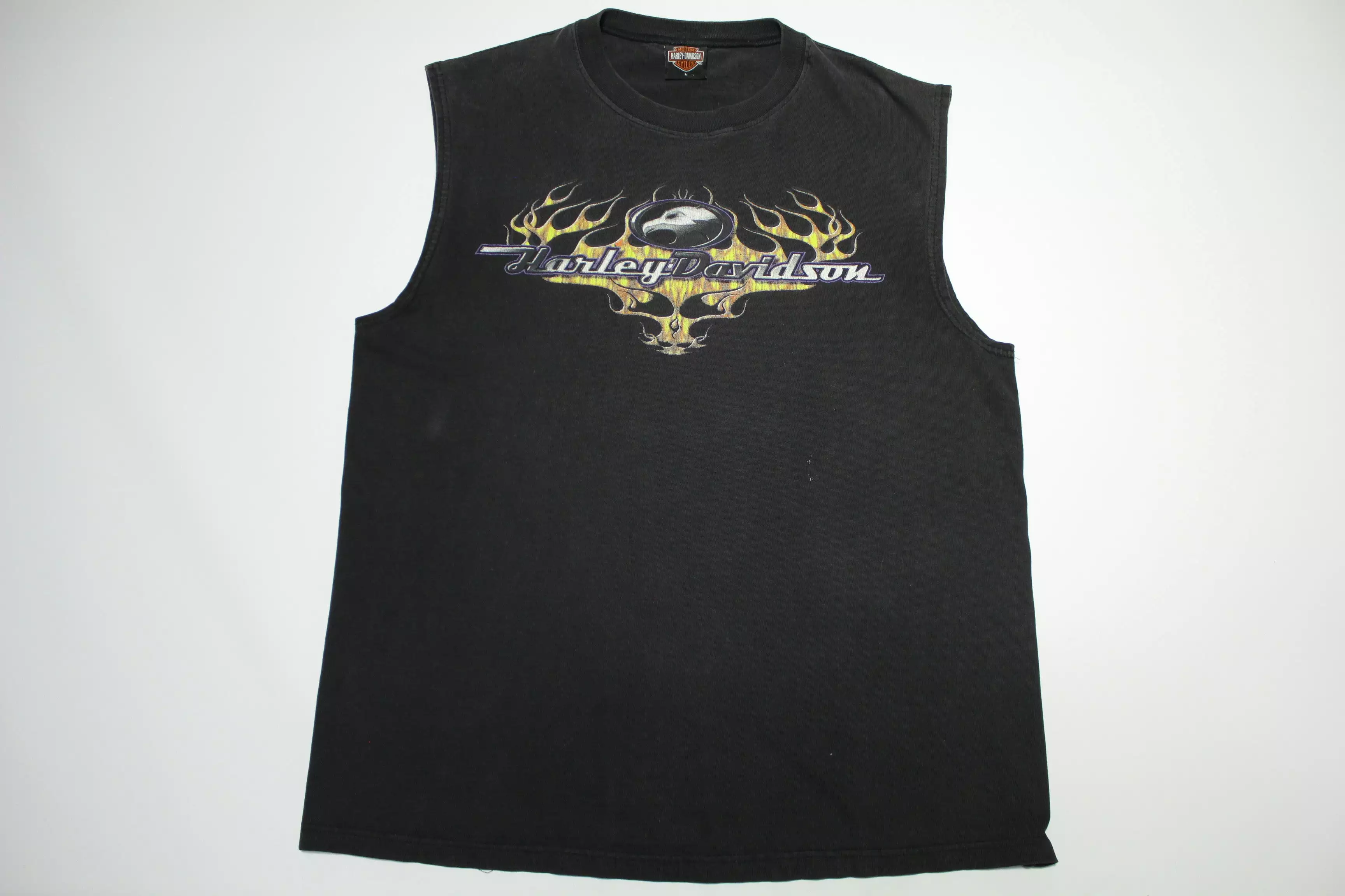 Harley Davidson Y2K Las Vegas Motorcycle Muscle T-Shirt