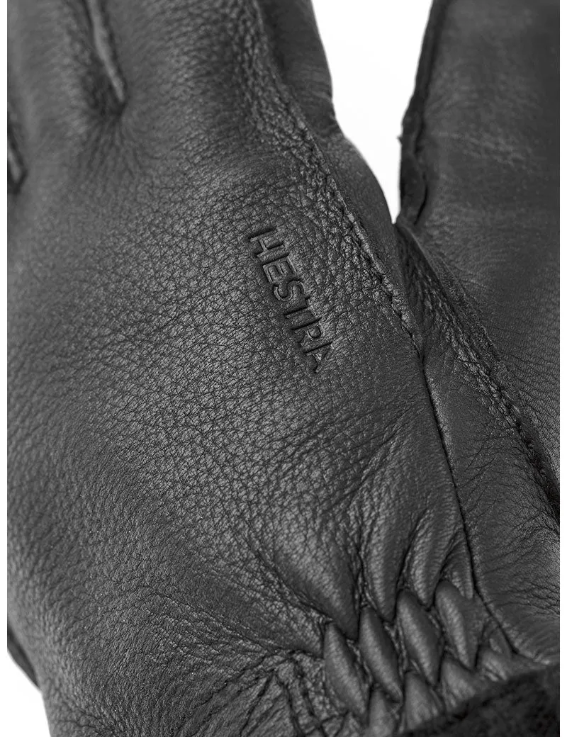 Hestra Deerskin Primaloft Rib Gloves Black