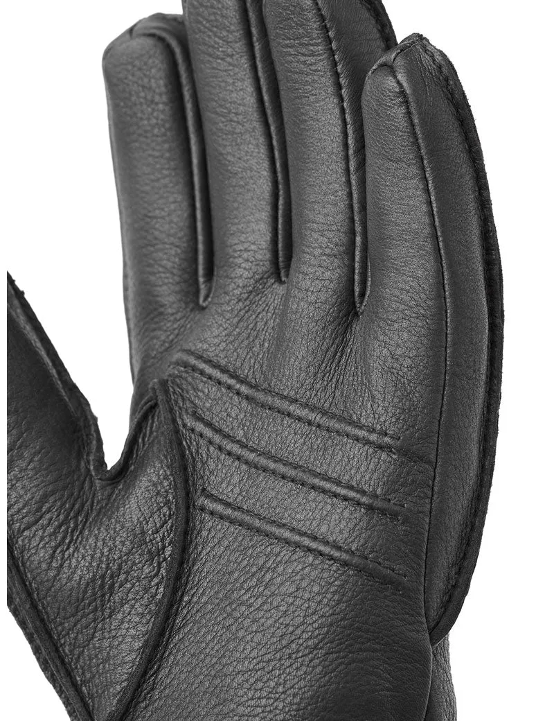 Hestra Deerskin Primaloft Rib Gloves Black