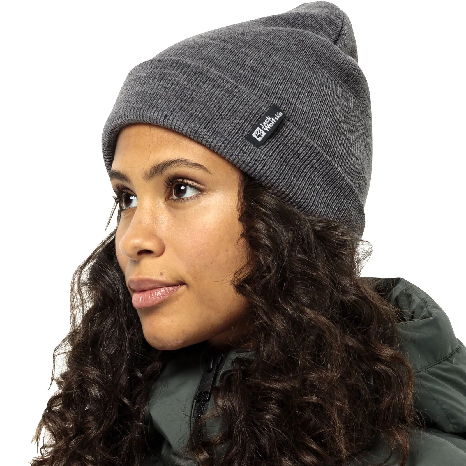 Jack Wolfskin Womens Rib Cuffed Beanie Hat