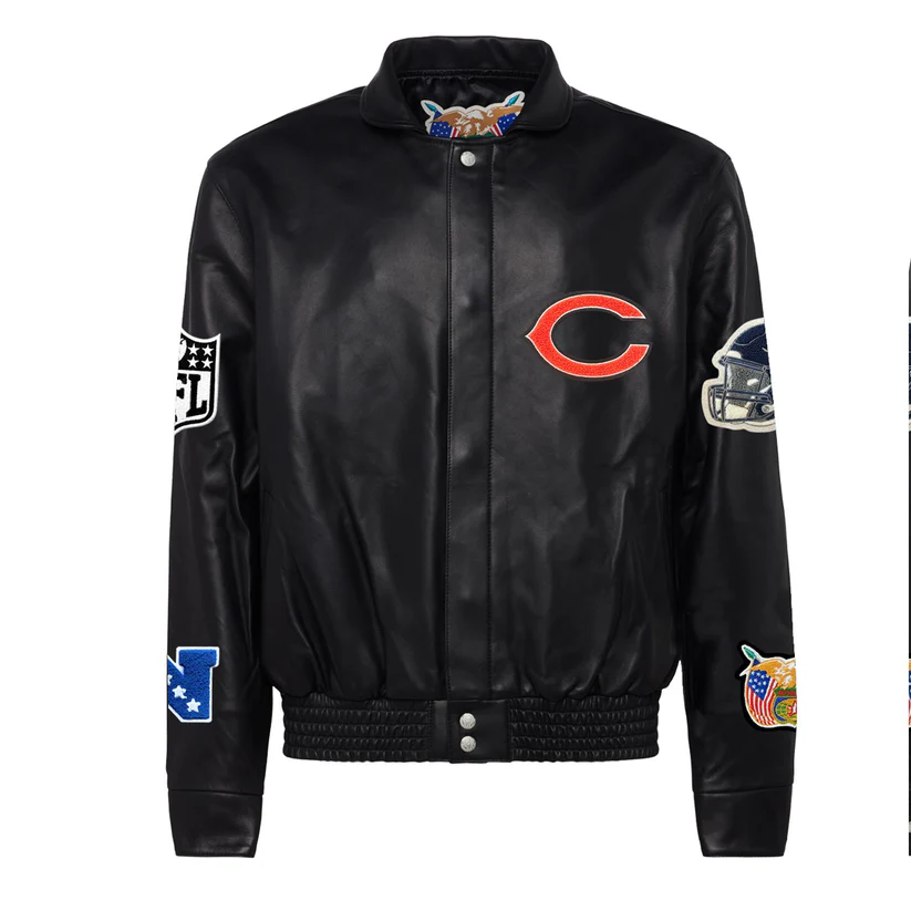 Jeff Hamilton Chicago Bears Full Leather Jacket