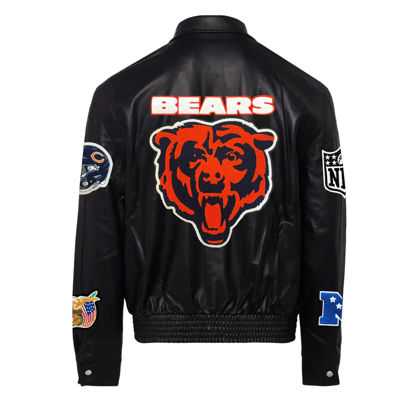 Jeff Hamilton Chicago Bears Full Leather Jacket