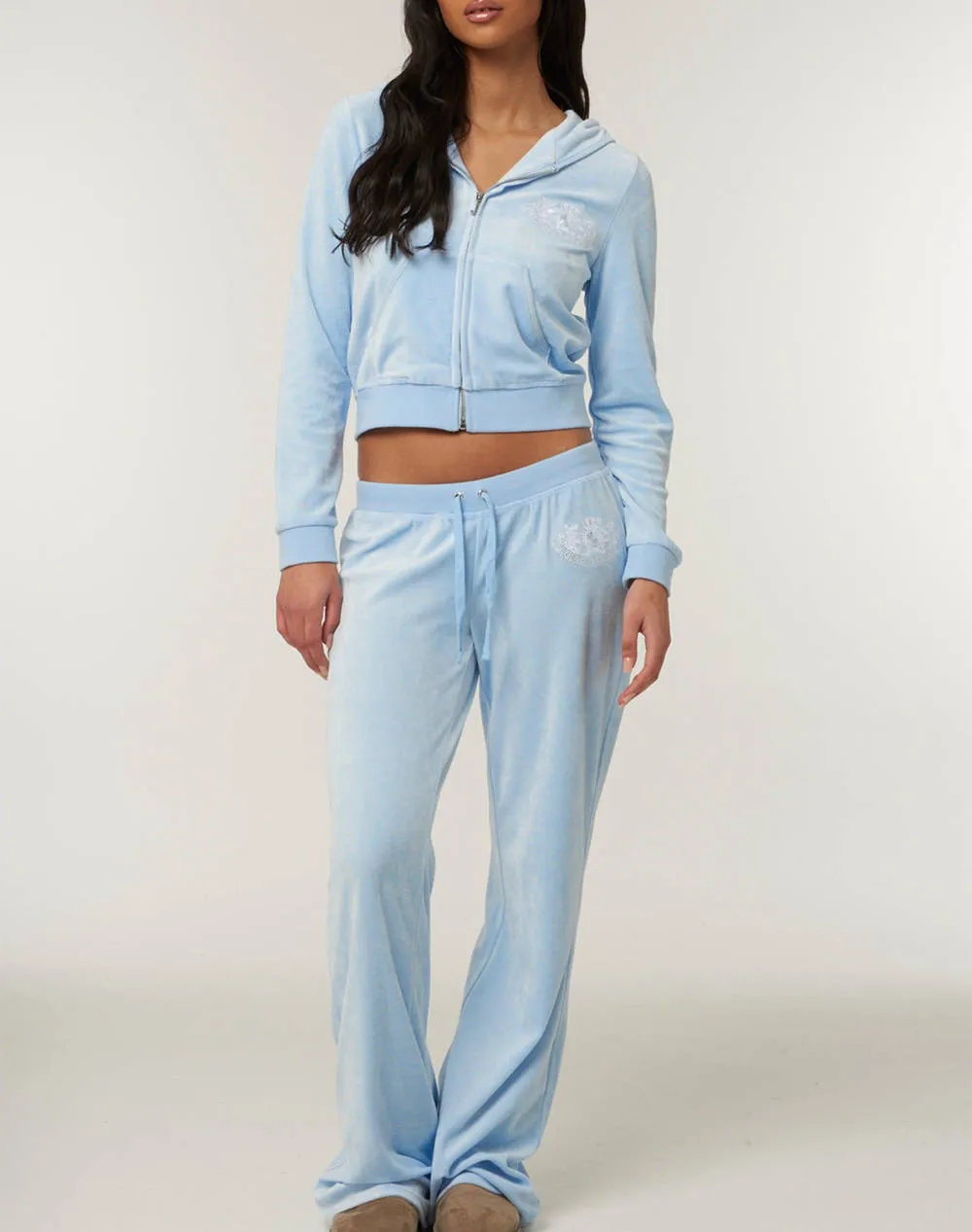 JUICY COUTURE HERITAGE DOG CREST KAISA TRACKPANT