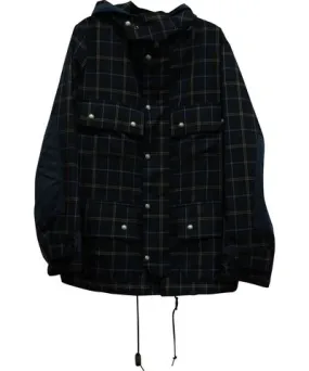 junya watanabe comme des garçons Junya Watanabe MAN x Comme des Garçons Hooded Plaid Jacket in Multicolor Wool