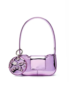 Justine Clenquet Dylan Metallic Pink Bag