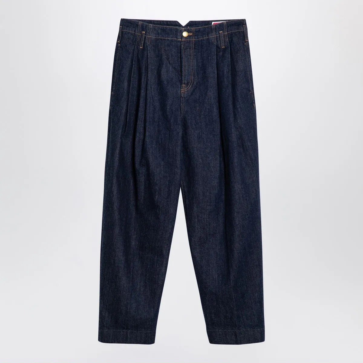 Kenzo    Kenzo Loose Blue Jeans In Japanese Denim