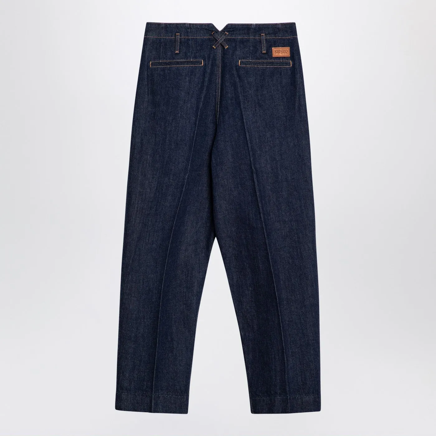 Kenzo    Kenzo Loose Blue Jeans In Japanese Denim