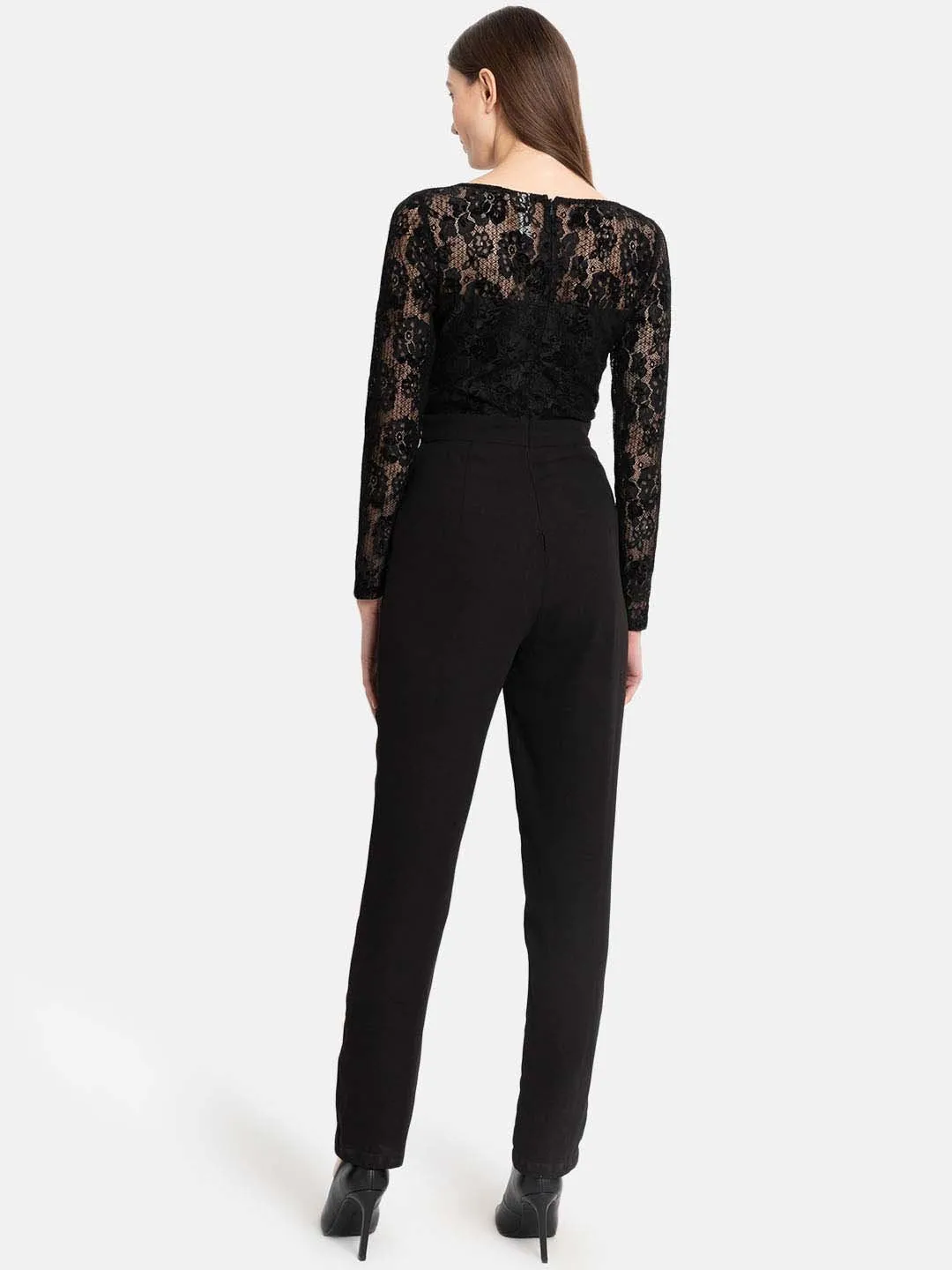 Lace Jumpsuit With Narrow Bottom