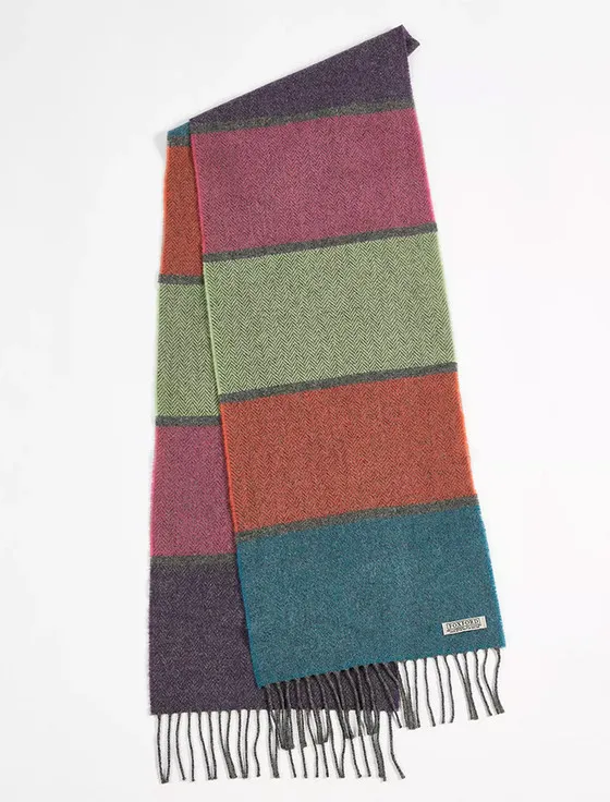 Lambswool Scarf - Contemporary Stripe