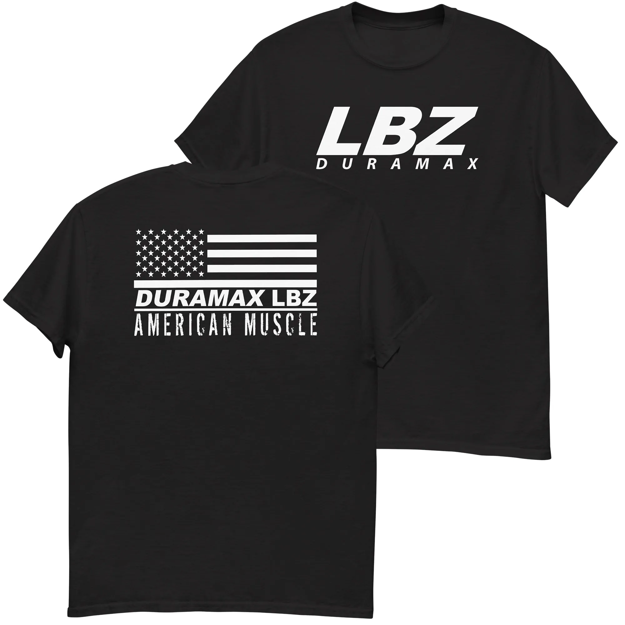 LBZ Duramax T-Shirt With American Muscle Flag