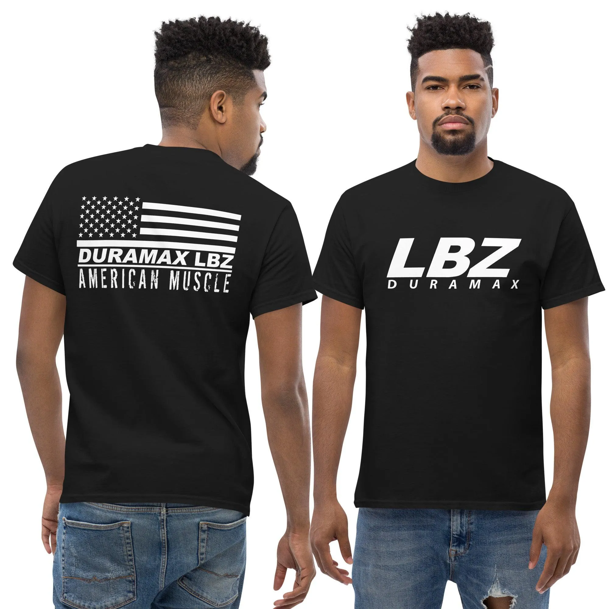 LBZ Duramax T-Shirt With American Muscle Flag