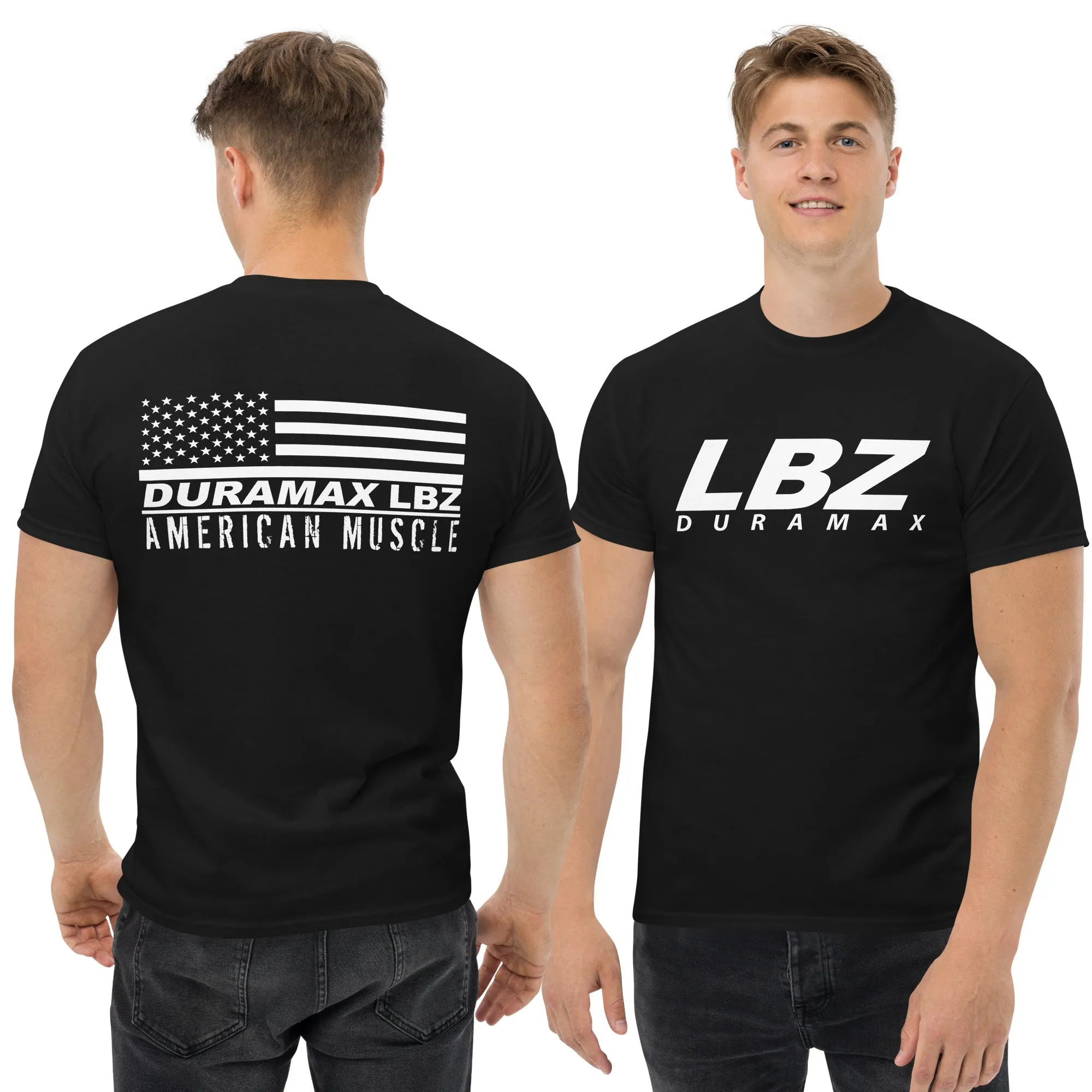 LBZ Duramax T-Shirt With American Muscle Flag