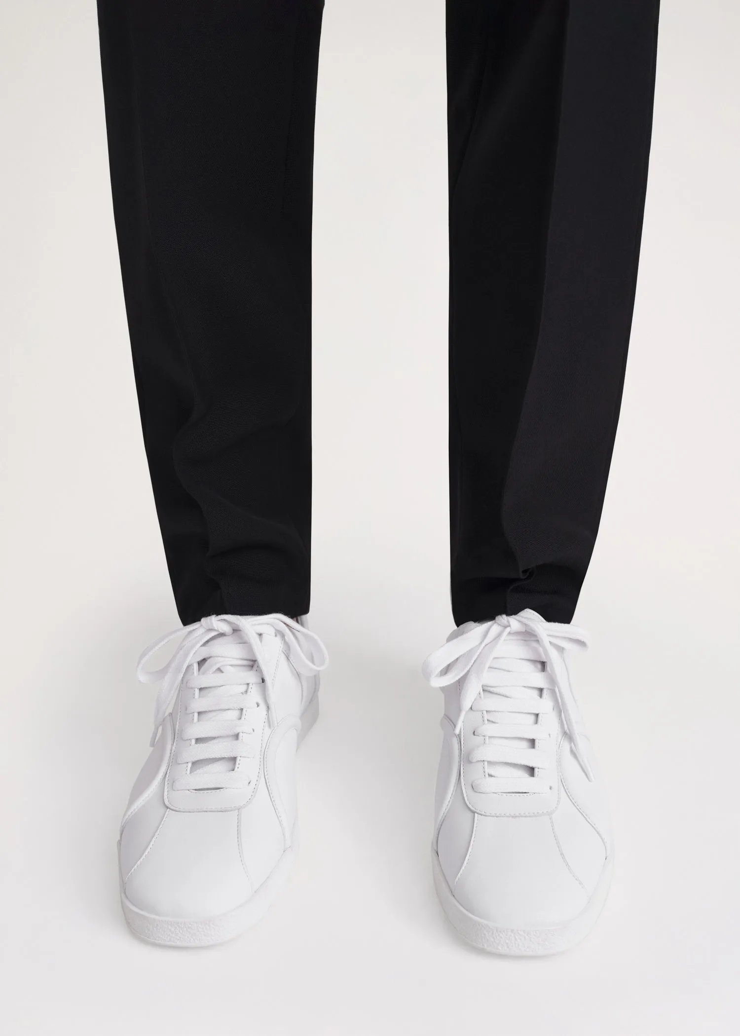 Leather sneakers white