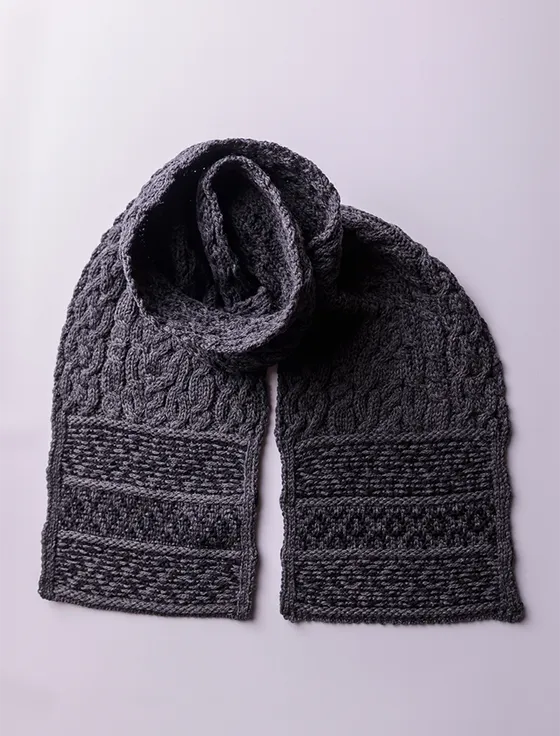 Mens Fairisle Merino Wool Scarf