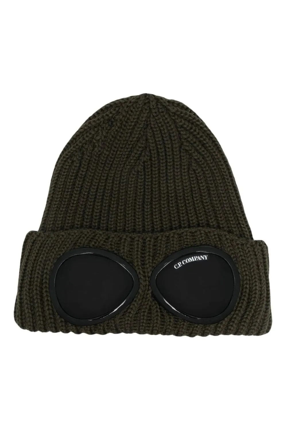 Merino Wool Goggle Beanie Khaki