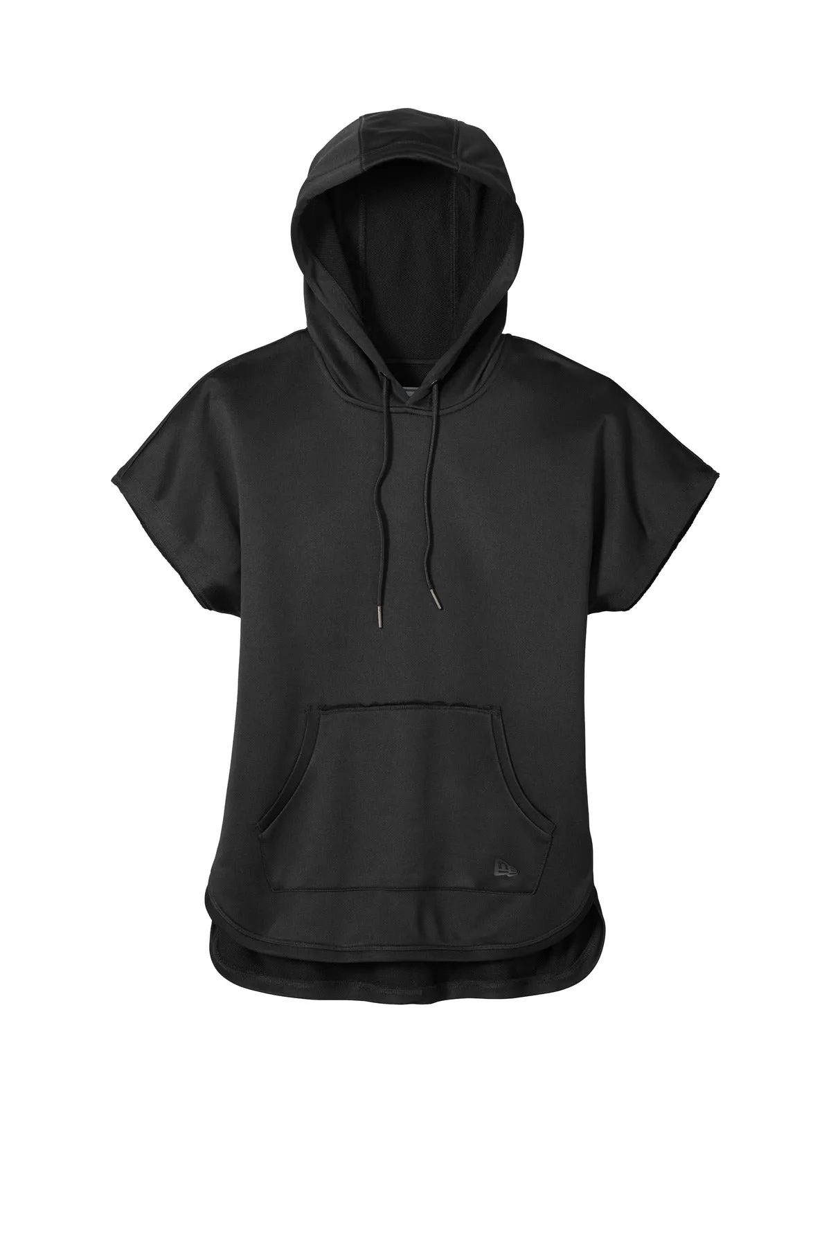 New Era Women's Performance Terry Short Sleeve Hoodie. LNEA533