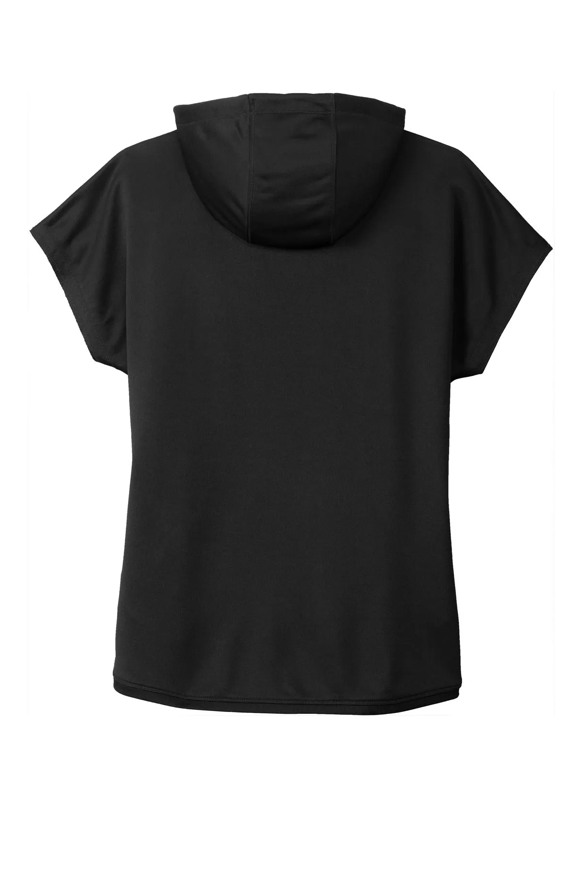 New Era Women's Performance Terry Short Sleeve Hoodie. LNEA533